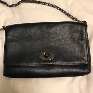 Authentic Coach Turnlock Chain Crossbody